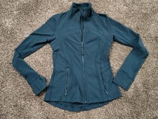 Women's Lululemon Define Full Zip Jacket Teal Green Size 6