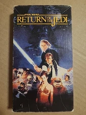STAR WARS Return Of The Jedi VHS Video Tape CBS/FOX 1986 Red Label Hi-Fi