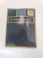 Rathurst Weavers Ultra Sheer Control Top Pantyhose Navy Size B Vintage