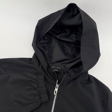 Spyder Black Womens Hooded Lightweight Jacket Full Zip Medium Black
