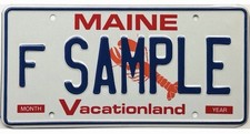 *SAMPLE SALE*  Maine Lobster FARM Sample License Plate
