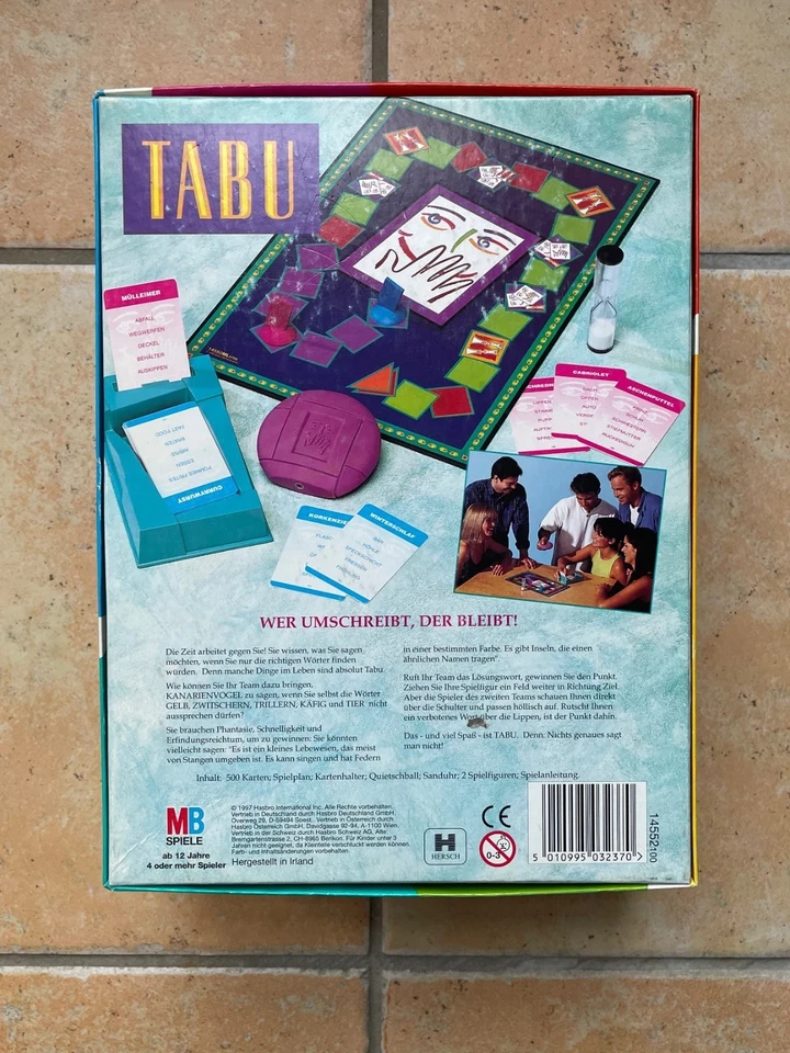 Tabu - Wer umschreibt der bleibt! / 3. Edition 1997 / MB Spiele - Bild 2 von 3