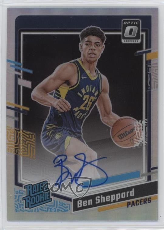 2023 Donruss Optic Rated Signatures Holo Prizm Ben Sheppard Rookie Auto RC rf2