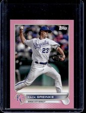 2022 Topps Mini Zack Greinke Pink #/25 Royals