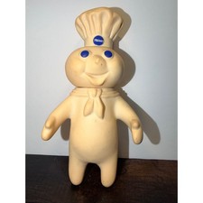 Vintage 1995 Pillsbury Doughboy Poppin Fresh Vinyl Figure 7 Inch Advertising Toy