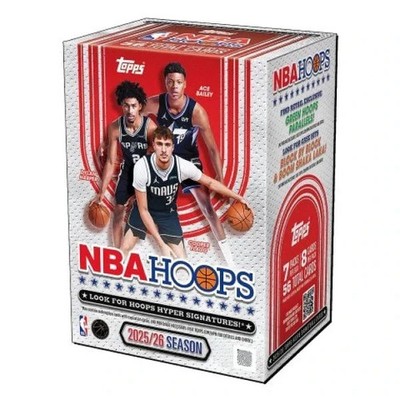 2025-26 Topps NBA Hoops Basketball Blaster Box New Sealed 2025/26