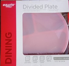3-Pack divided plates/lids Adult,Elderly  Kids- BPA free