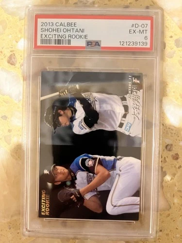 2013 Calbee - Exciting Rookie Shohei Ohtani #D-07 (RC) PSA 6
