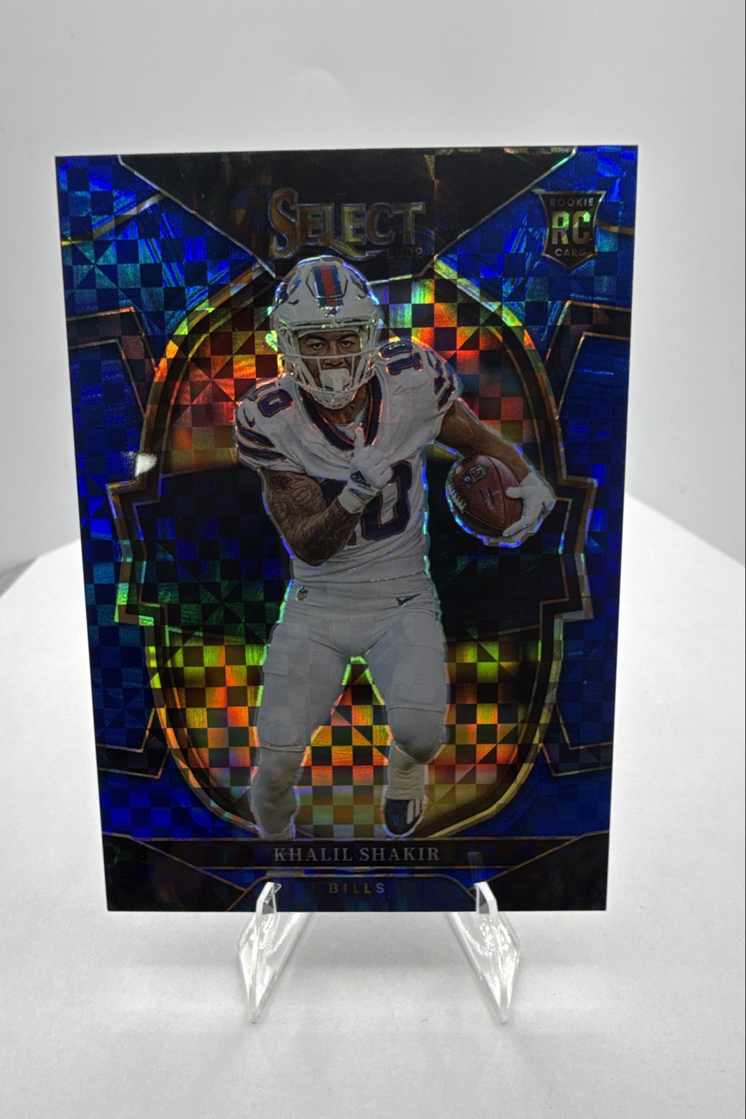 2022 Panini Select - Concourse Khalil Shakir #99 Blue Prizm /199 (RC)