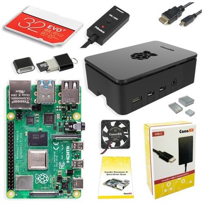 Raspberry Pi 4 4GB Starter Bundle with 32GB SD Card