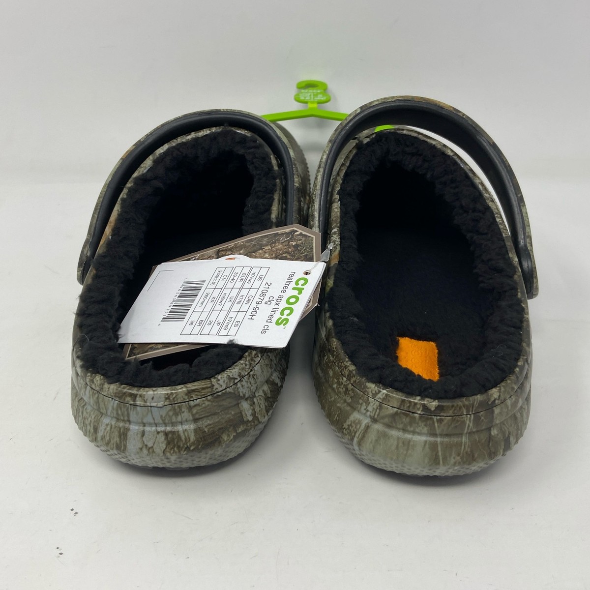 Crocs Classic Lined Clog Realtree APX Camo M7/W9 Unisex 