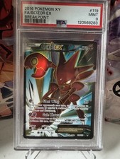 2016 Pokemon XY Breakpoint #119 Full Art/Scizor EX PSA 9