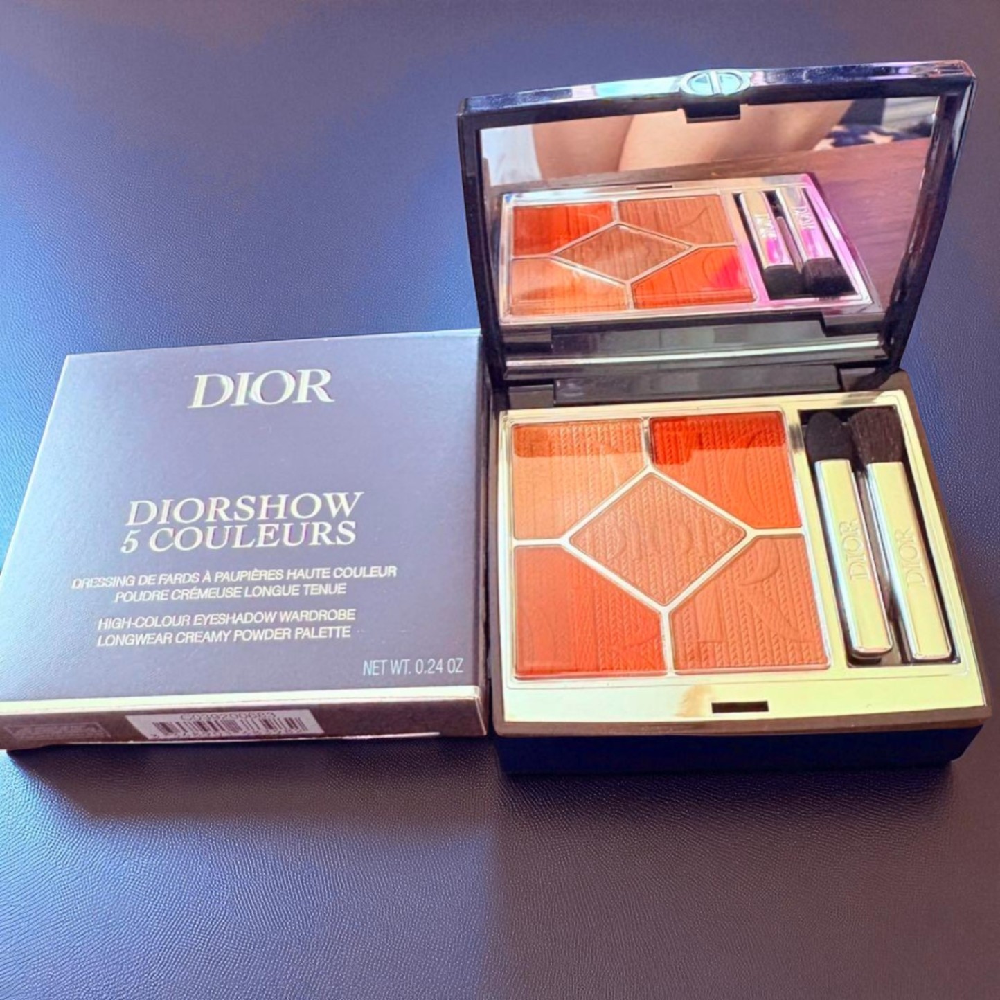 Dior Diorshow 5 Couleurs Orange Creamy Powder Eyeshadow Palette with Case