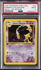 2000 POKEMON GYM CHALLENGE HOLO-1ST EDITION #16 SABRINA'S ALAKAZAM PSA 9 on eBay