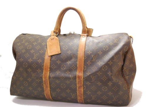 Auth LOUIS VUITTON MONOGRAM KEEPALL 50 DUFFLE BAG MB0920 0625a