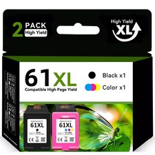 61XL Black Color Ink Printer for HP 61 ENVY 4500 4501 4502 4504 5530 5531 5535
