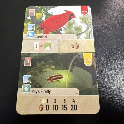 Forest Shuffle: Cardinal / Say s Firefly Promo Card P008 Gen Con 2025