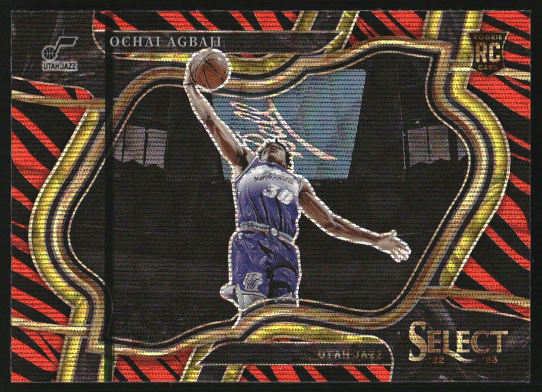 2022-23 Select Prizms Tiger #289 Ochai Agbaji RC Rookie