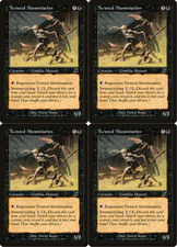 4x MTG 2003 TWISTED ABOMINATION - ZOMBIE CREATURE- NM MAGIC CARD x4 copies