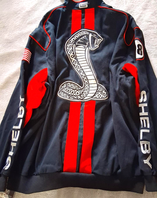 NEW JH Design Carroll Shelby Cobra Racing Twill Embroided Jacket