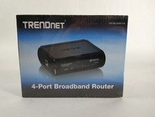 Lot of 2 New TRENDnet TW100-S4W1CA 4-Port Broadband Router