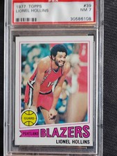 Lionel Hollins 1977 Topps Basketball #39 PSA 7 NM Portland Trail Blazers 