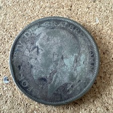 1927 George V Silver Half Crown Coin 