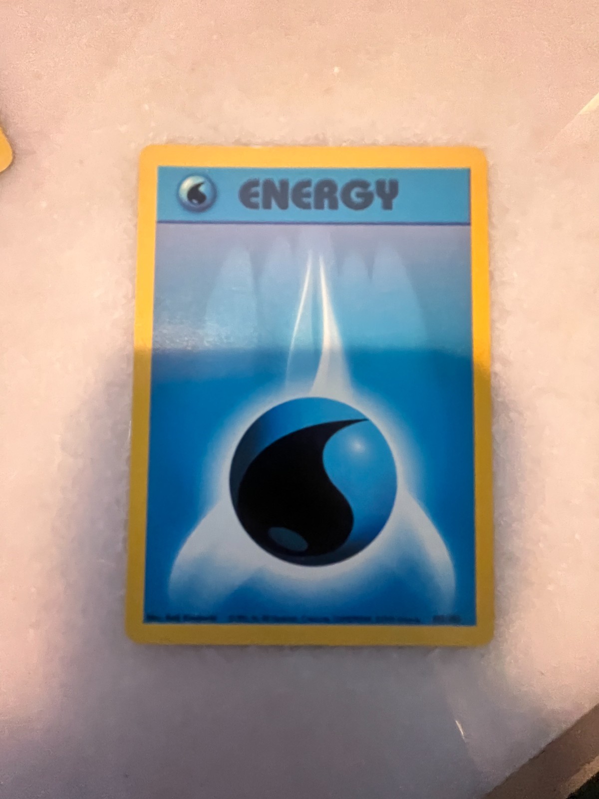 Water Energy 102/102 Pokemon Base Set Regular 1999 Wizards NM (4/4)