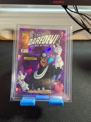 2024 Marvel Masterpieces '92 Platinum Purple Crystals BULLSEYE #19-V 11/25