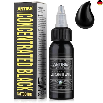 MARKE CHARME PRINCESSE Tattoo Farbe Schwarz 1oz (30 ml) Professionelle Tattoo Farbe Concentrated