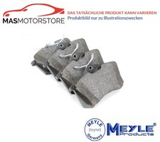 SATZ BREMSBELÄGE BREMSKLÖTZE HINTEN MEYLE 025 205 8215 A FÜR LEXUS UX 150KW