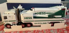 Vintage 1999 Hess Truck & Space Shuttle With Satellite