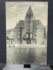 DR Deutsches Reich 1910 Danzig Gdansk gelaufen Postkarte Ansichtskarte (D12)