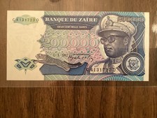 Zaire 200,000 Zaires 1992 Banknote World Paper Money Bill Note