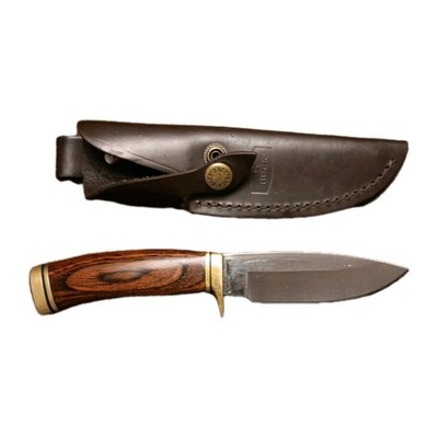 Buck 192 Vanguard Knife Drop Point 191 Leather Sheath used very good condition 