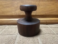 Primitive Vintage Solid Wooden Biscuit Cookie...