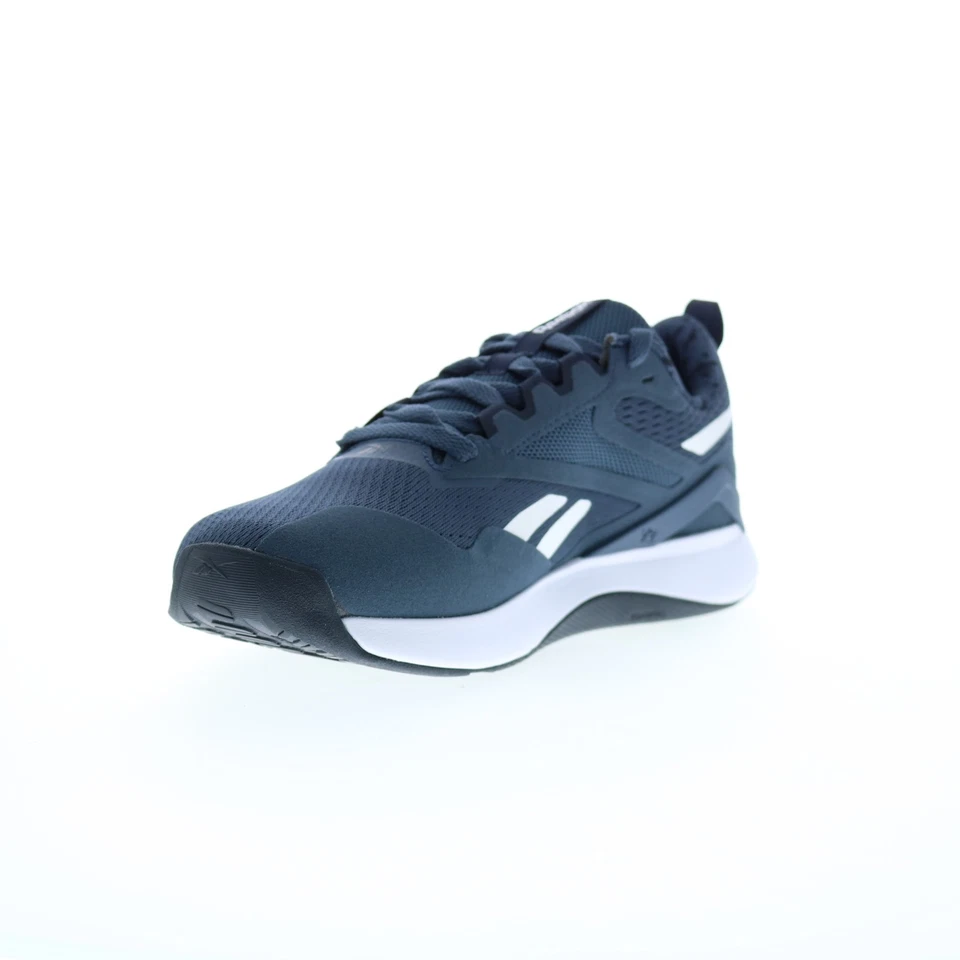 Reebok Nanoflex TR 2 Hombres Azul Sintético Atlético Entrenamiento Cruzado Zapatos Foto 4 de 4