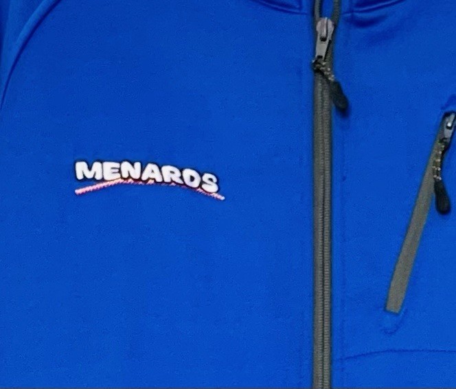 Menards Blue Softshell Logo Jacket Associate Empl… - image 5