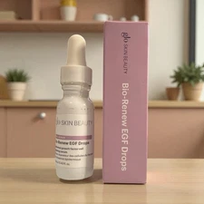 Glo Bio-Renew EGF Drops .43oz Facial Serum. NIB/AUTH