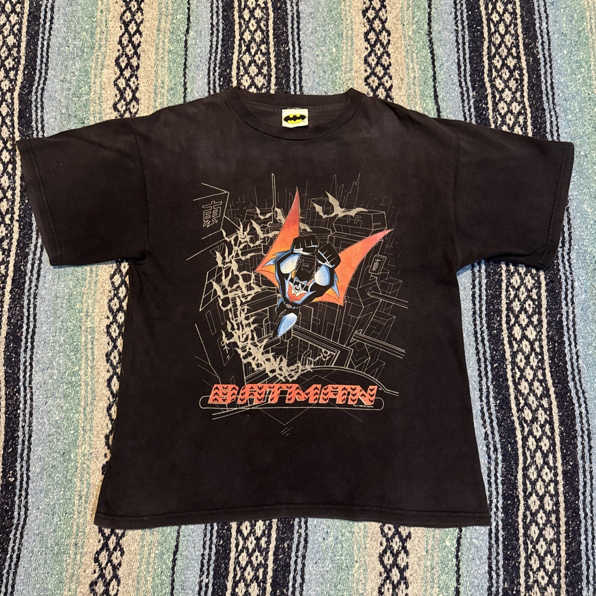 RARE Vintage 1999 Batman Beyond Mens M Shirt DC Comics Animated