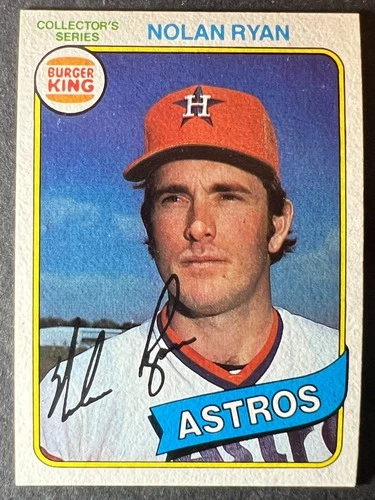 1980 Burger King Nolan Ryan #9
