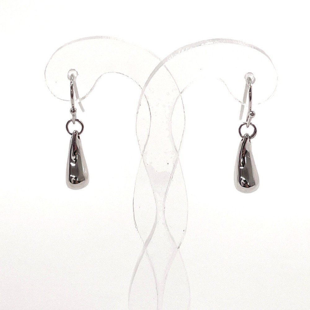 Tiffany Co Elsa Peretti Teardrop Earrings in 925 Sterling Silver