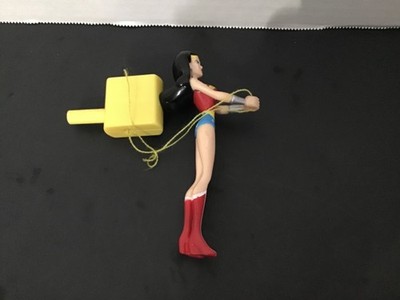 2007 Hardee s / Carl s Jr Wonder Woman PVC Figure W/Magic Lasso Loop
