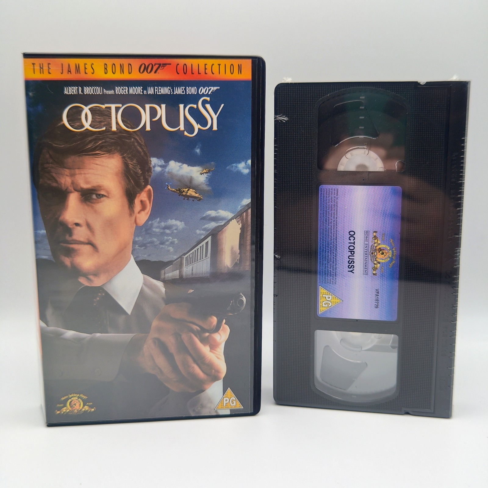 James Bond Octopussy VHS New Factory Sealed Roger Moore Video Tape