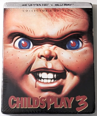Child's Play 3 (4K UHD + Blu-ray + Slipcover, 1991) Brand New - Please Read
