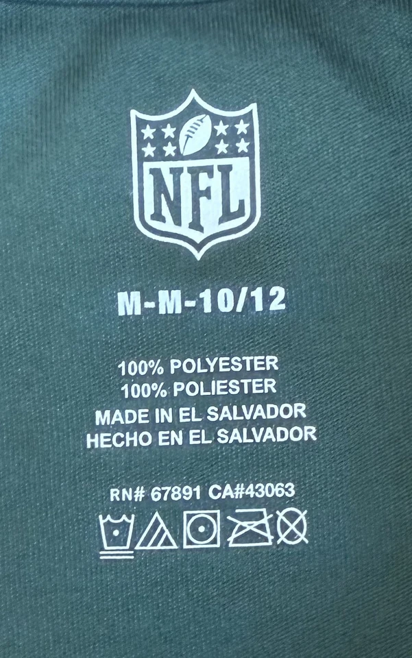 Green Bay Packers NFL Fútbol Dri-fit Camiseta Manga Larga Niño M (10/12) Foto 3 de 4