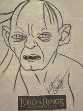 2007 Topps LOTR Lord Of The Rings: Masterpieces Sketch Card Kevin Graham 1/1 SW1