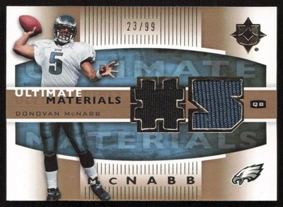 Donovan McNabb 2007 Upper Deck Ultimate Materials Gold /99 #UM-DM2 Eagles