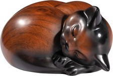 Pet Urns,Sleeping Resin Cremation Cat Urn,Cat Urns for Ashes,Small Animal Urn..