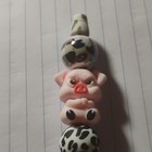Pig Topper Novelty Animal Design Ballpoint Pen Spotted Barrel Black Ink New — photo 3
